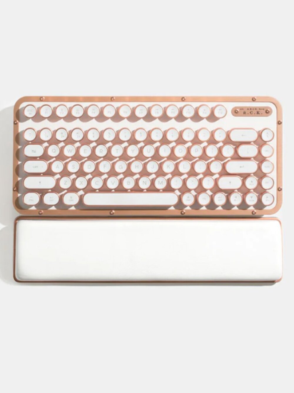 AZIO R.C.K. Vintage Typewriter Bluetooth/USB Backlit Mechanical Keyboard "Posh"